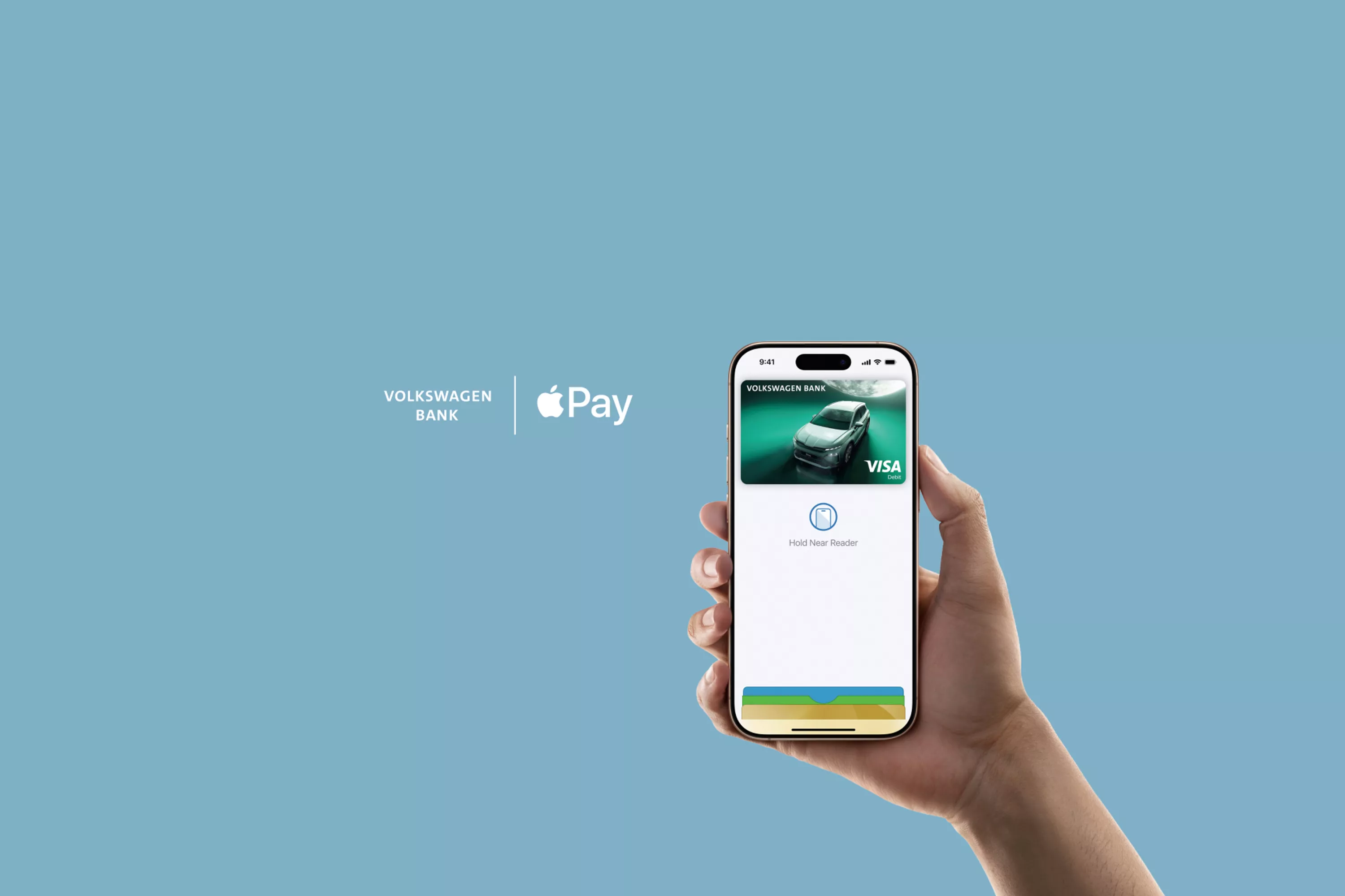 Zdjęcie pokazuje płatność zbliżeniowa telefonem marki Apple.