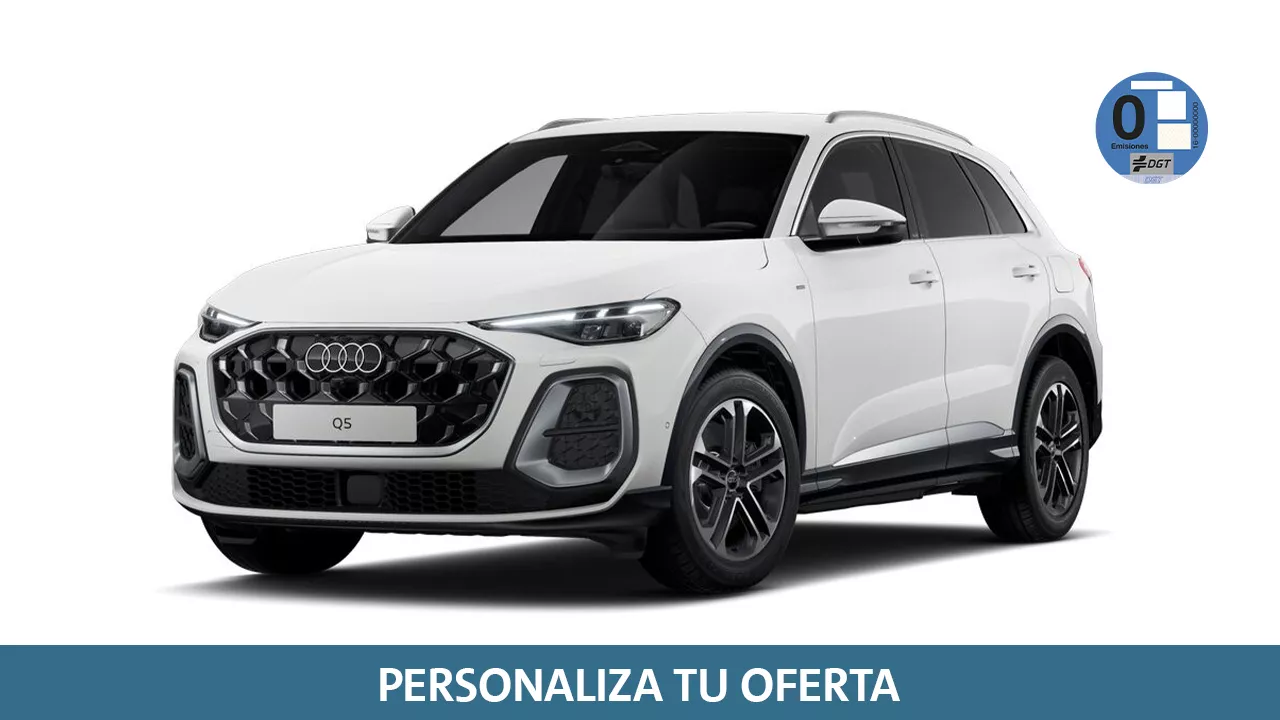 Renting Audi Q5 SUV S line edition e-hybrid