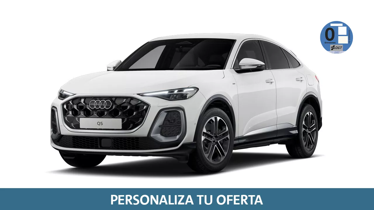 Renting Audi Q4 Sportback S line e-hybrid