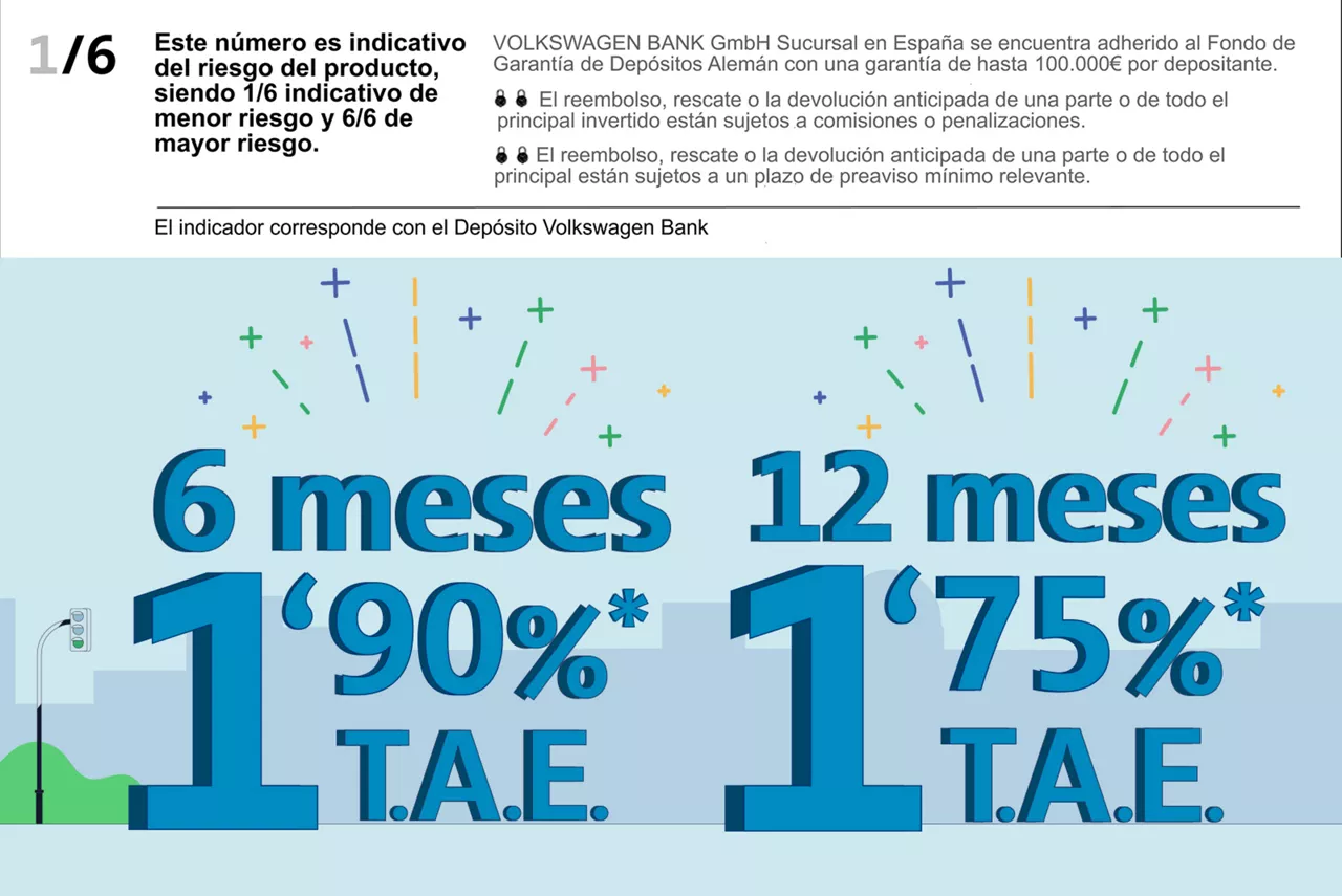 Ilustración de Depósito Volkswagen Bank, la mejor forma de hacer crecer tus ahorros si estás pensando en dónde invertir tu dinero