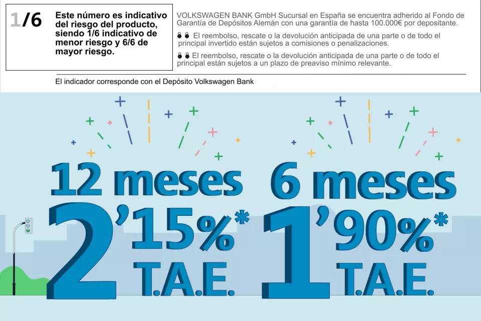 Ilustración de Depósito Volkswagen Bank, la mejor forma de hacer crecer tus ahorros si estás pensando en dónde invertir tu dinero