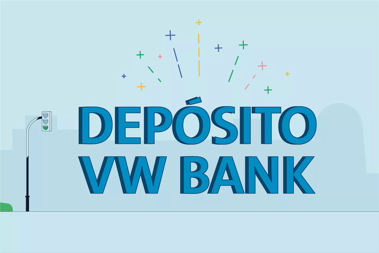 Ilustración de Depósito Volkswagen Bank, la mejor forma de hacer crecer tus ahorros si estás pensando en dónde invertir tu dinero