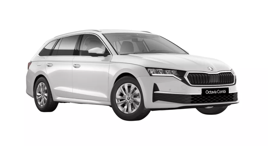 Octavia Combi blanco sin topos