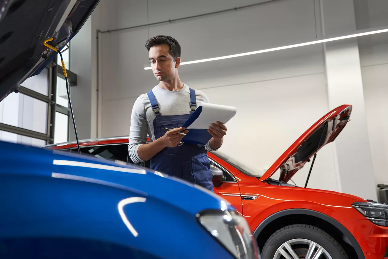 Wartung & Inspektion entspannt in die Werkstatt VW FS