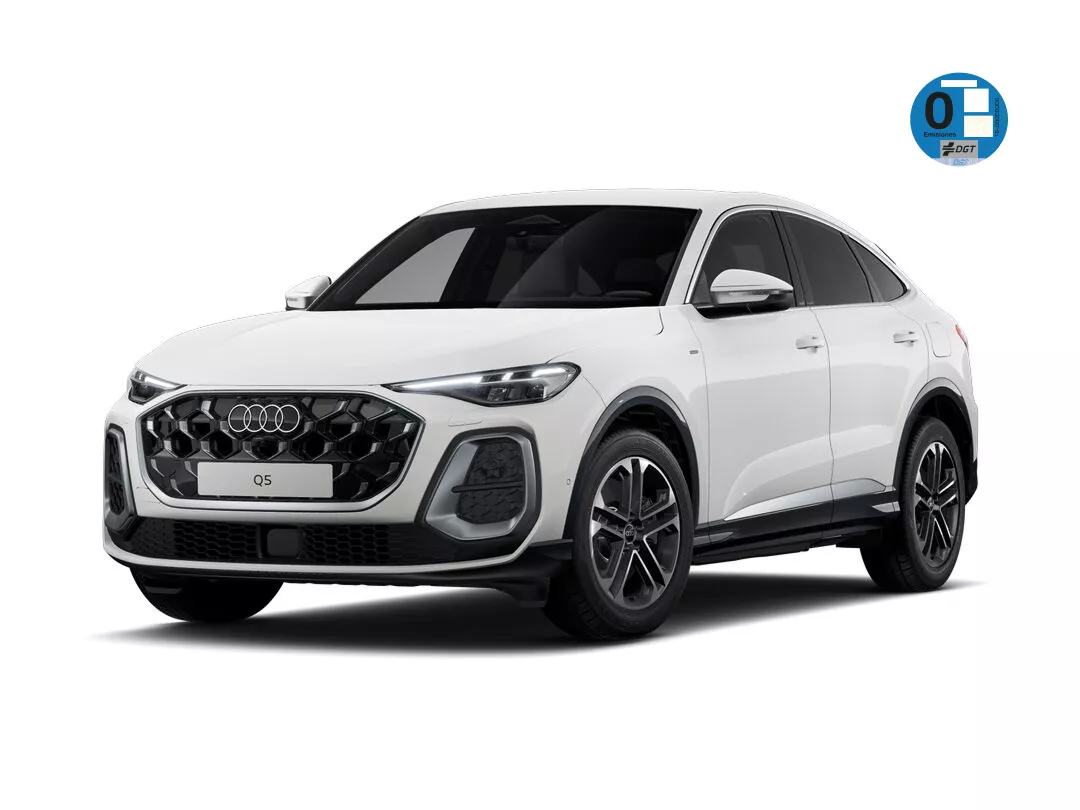 Renting Audi Q4 Sportback S line e-hybrid