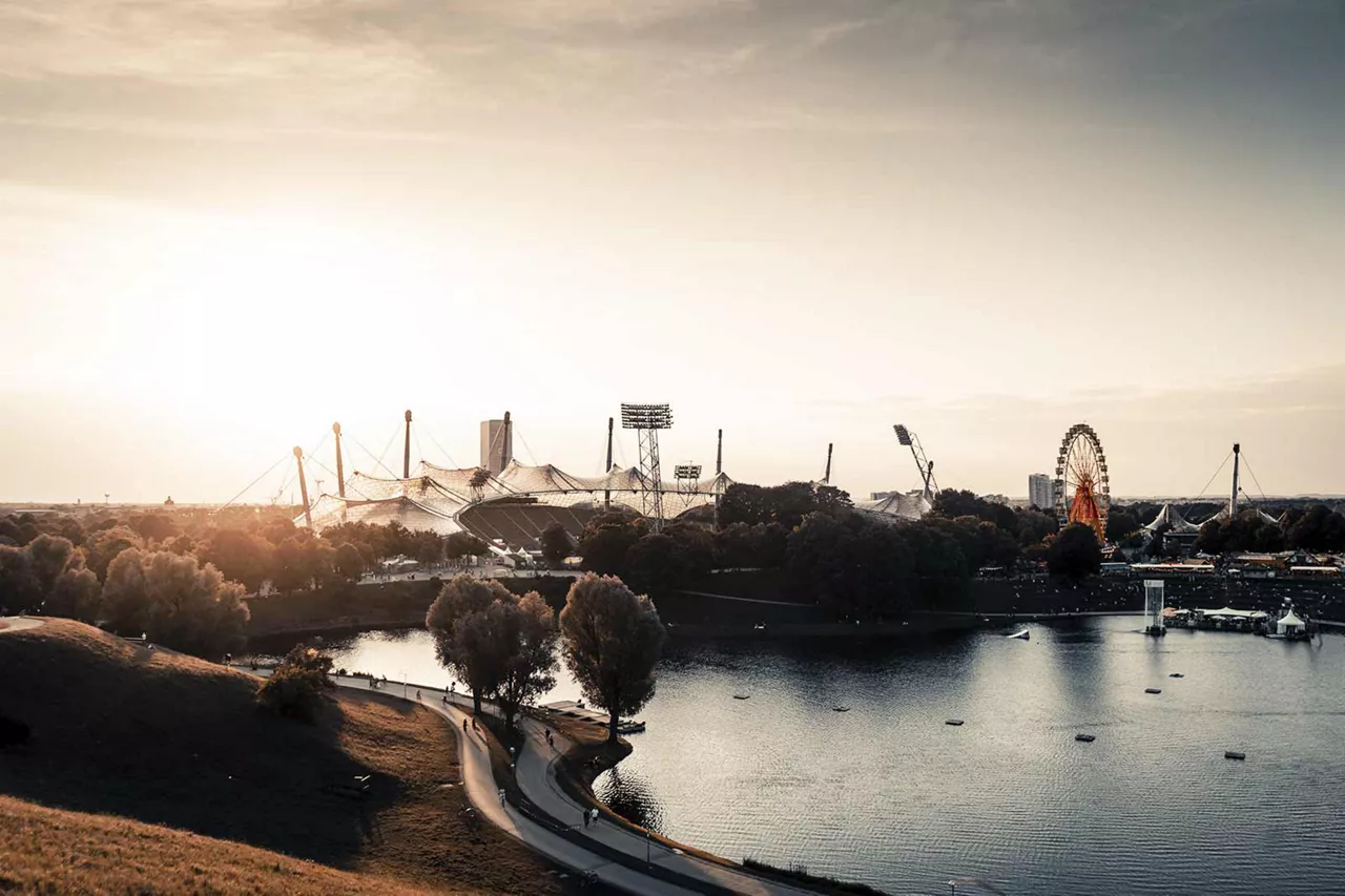 sicht-auf-den-olympiapark-in-münchen