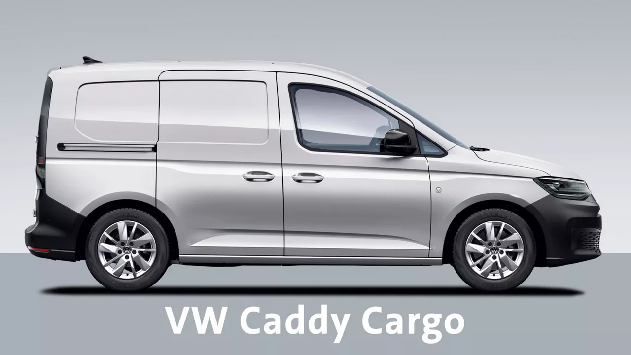 grauer-vw-caddy-cargo-vor-grauem-hintergrund