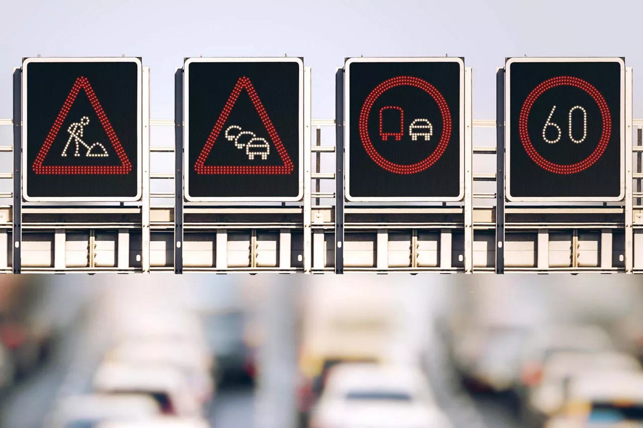 geschwindigkeitsanzeige-auf-autobahn-bei-stau