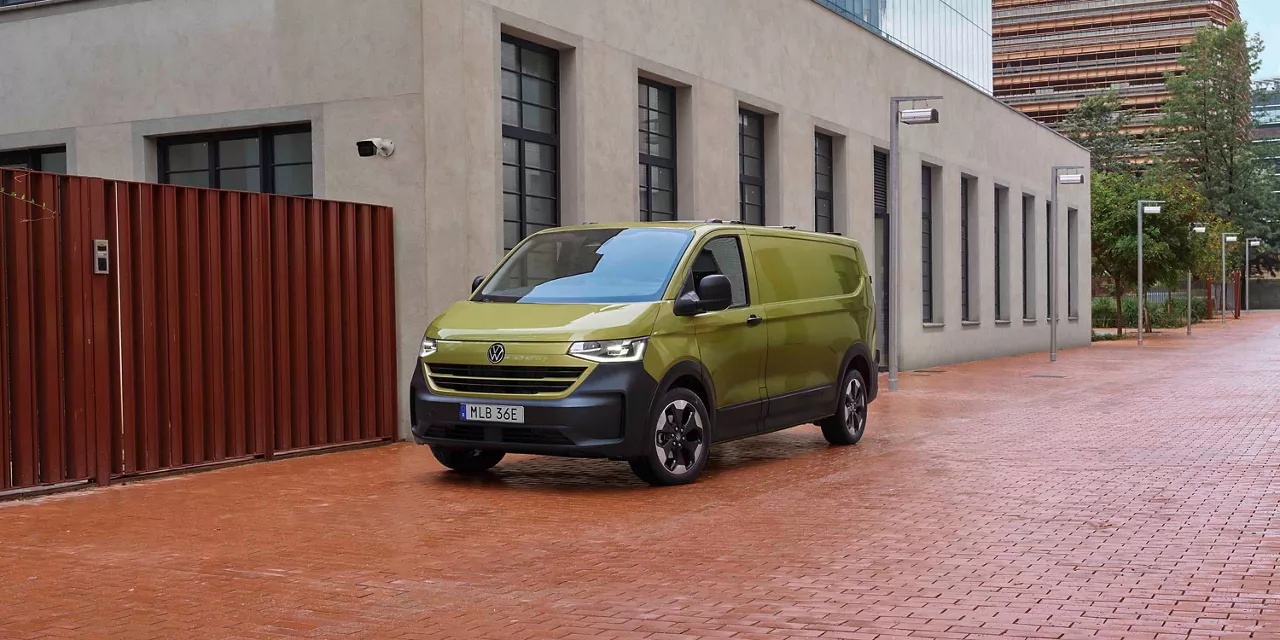 Exteriören på nya Transporter.