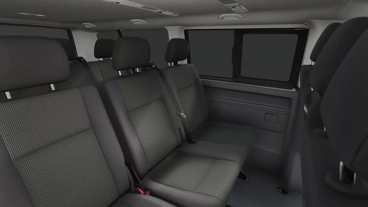 Mittlere Sitzbank eines VW Caravelle