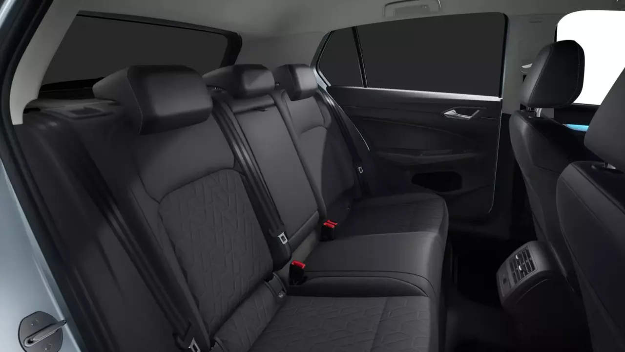 Rücksitzbank des VW Golf
