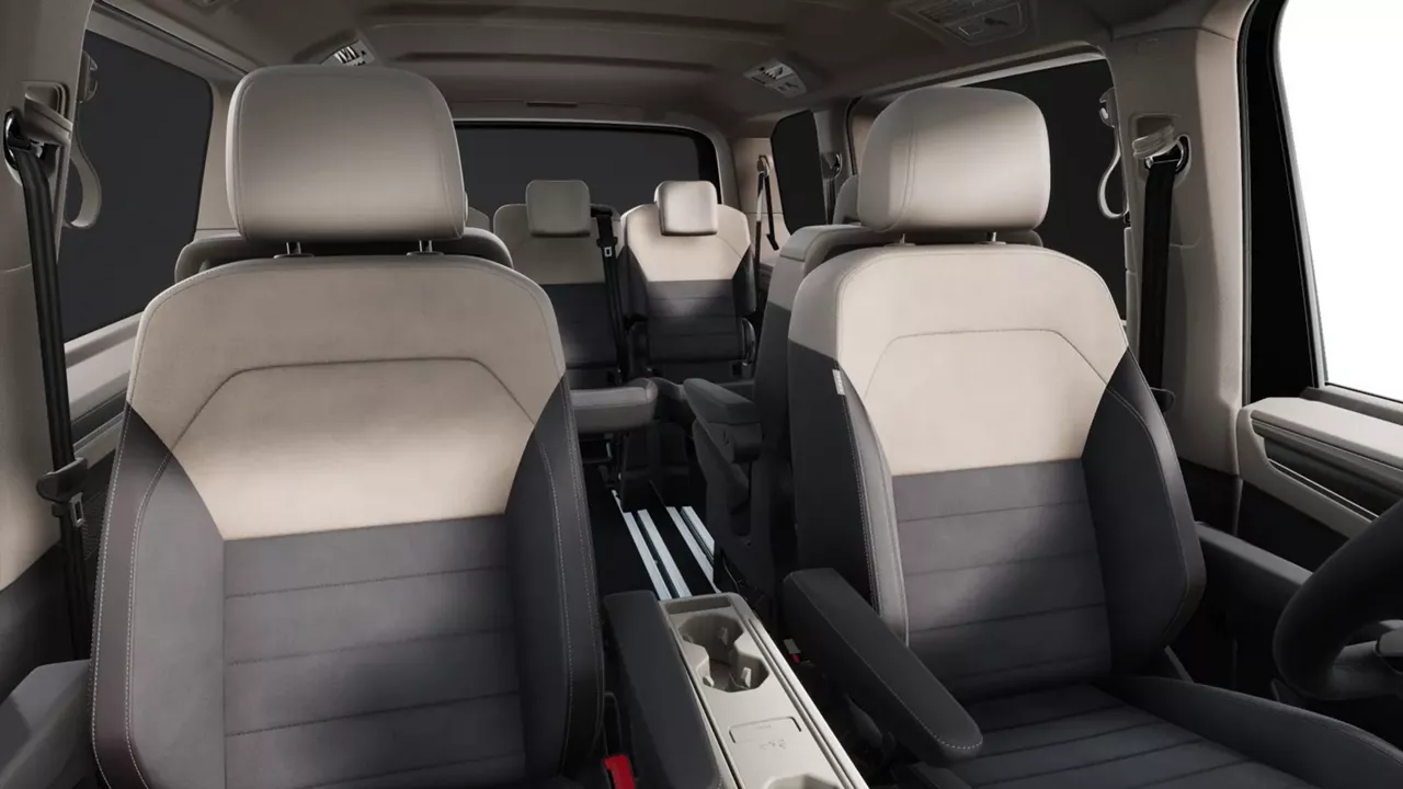 Innenraum eines VW Multivan