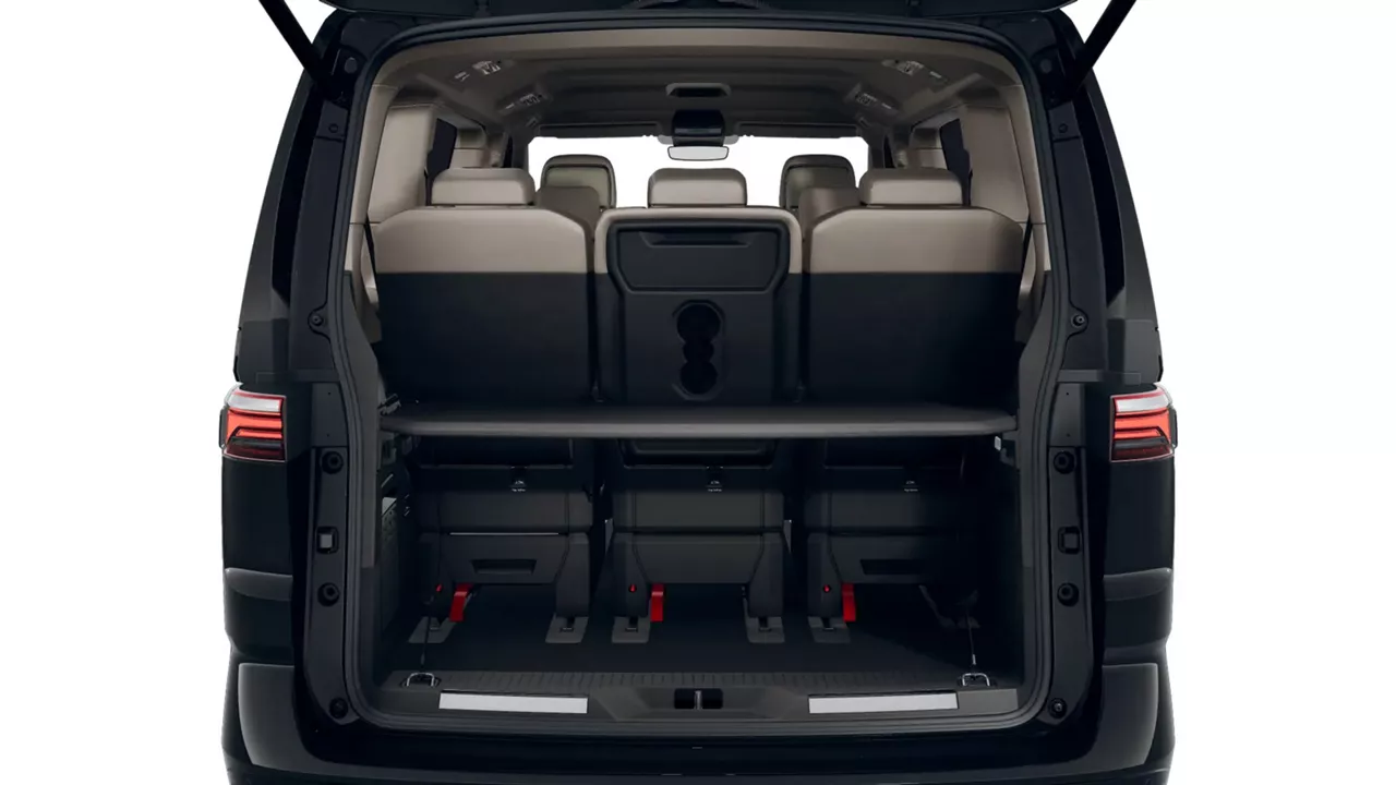 Kofferraum eines VW Multivan